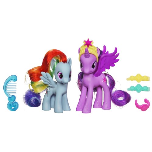 My Little Pony Princess マイリトルポニー プリンセス フィギュア Twilight Sparkle and Rainbow Dash Figures