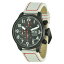インガーソル メンズ 腕時計 Ingersoll Men's IN1615WBK Automatic Bison No. 21 White Chronograph Watch