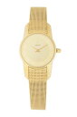 IobN fB[X rv Obaku Women's Quartz Watch with Gold Dial Analogue Display and Gold Stainless Steel Bracelet V130LGGMG-N2