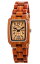 テンス 時計 メンズ 腕時計 木製 Tense Mens Solid Sandalwood Day Time Hypoallergenic Watch J8102S Light Face
