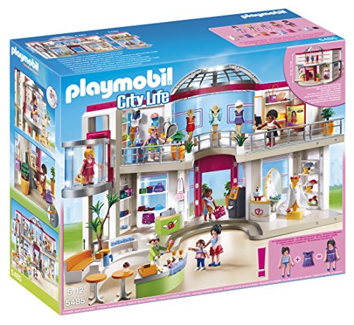 vC[r 5485 VbsOZ^[ PLAYMOBIL Furnished Shopping Mall Playset