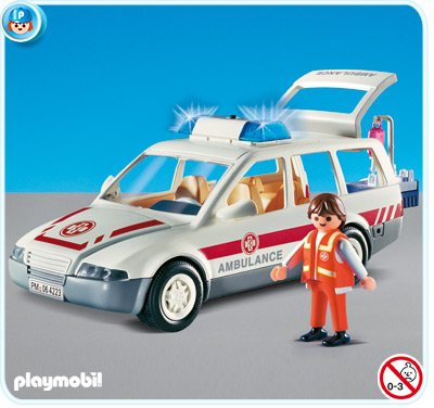 プレイモービル 4223 救急ワゴン Playmobil Emergency Vehicle