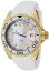 インヴィクタ インビクタ 腕時計 レディース 時計 Invicta Women's 0484 Angel Collection 18k Gold-Plated White Rubber Watch