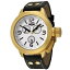 インヴィクタ インビクタ 腕時計 メンズ 時計 I By Invicta Men's 70113-001 18k Gold-Plated Black Leather Watch