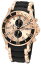 インビクタ 時計 インヴィクタ メンズ 腕時計 Invicta Men's 1479 Sea Spider Chronograph Rose Dial Black Polyurethane Watch