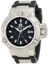 インビクタ 時計 インヴィクタ メンズ 腕時計 Invicta Men's 1151 Subaqua Noma III GMT Black Mother-Of-Pearl Dial Black Polyurethane Watch