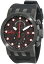 インビクタ 時計 インヴィクタ メンズ 腕時計 Invicta Men's 10428BBB DNA Racer Chronograph Black Carbon Fiber Dial Black Silicone Watch