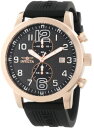 インビクタ 時計 インヴィクタ メンズ 腕時計 Invicta Men's 11242 Specialty Rose Gold Chronograph Black Carbon Fiber Dial Black Polyurethane Watch