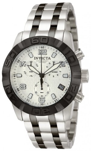 インビクタ 時計 インヴィクタ メンズ 腕時計 Invicta Mens Pro Diver Ocean Predator Swiss ETA Two Tone Stainless Steel Silver Dial Watch 80372