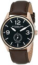 ステューリング オリジナル 腕時計 メンズ 時計 Stuhrling Original Men's 931.03 Aviator Swiss Quartz Seconds Subdial Rose Tone Brown Watch
