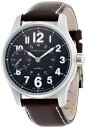 ハミルトン カーキ メンズ 腕時計 Hamilton Khaki Field Mens Brown Strap Black Dial Stainless Steel Watch H69619533