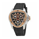 ランボルギーニ 腕時計 時計 Lamborghini Spyder Black Dial Mens Watch 1305