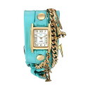 ラメール コレクションズ 腕時計 La Mer Collections LMCW9009 レディース ウォッチ 女性用 La Mer Collections Women's Quartz Gold-Tone and Leather Watch, Color:Blue (Model: LMCW9009)