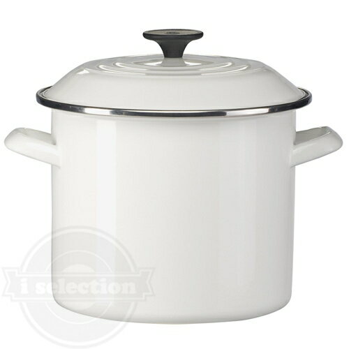 【ルクルーゼ ストックポット ホワイト 6QT 5.7L Le Creuset Enamel-on-Steel 6-Quart Covered Stockpot, White】【円高還元！送料無料対象商品！】鍋　ナベ キッチン