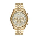 マイケルコース Michael Kors メンズ 腕時計 時計 Michael Kors Men's Quartz Stainless Steel Casual Watch, Color:Gold-Toned (Model: MK8579)