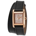 マイケルコース Michael Kors レディース 腕時計 時計 Michael Kors Women's Black Leather Band Steel Case Quartz Rose Gold-Tone Dial Analog Watch MK2442