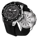 ティソ Tissot 腕時計 メンズ 時計 T-Navigator Automatic Black Dial Stainless Steel Men's Watch