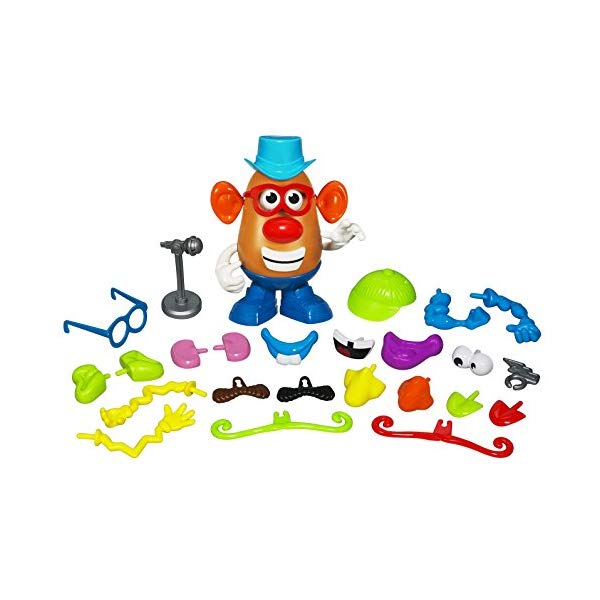 トイストーリー4 ミスター <strong>ポテトヘッド</strong> 人形 フィギュア ドール <strong>おもちゃ</strong> グッズ Playskool Mr. Potato Head Silly Suitcase Parts and Pieces Toddler Toy for Kids