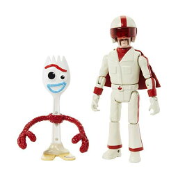 <strong>トイストーリー4</strong> フォーキー <strong>デューク</strong>・カブーン フィギュア 人形 ドール おもちゃ グッズ Disney Pixar Toy Story Forky & Duke Caboom Figures, 4.3