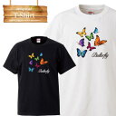 蝶 蝶ちょ バタフライ 羽 fly animal 昆虫 虫 アニマル 動物 動物園 ロゴT ストリート ファッション brand street ロゴ 写真 フォト フォトT Tシャツ プリント デザイン 洋服 t-shirt 白 黒