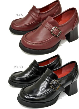 【ポイント10倍対象品】ローファーパンプスYOSUKEU.S.A×iiヨースケ×アイアイ2810020モカ編みデザイン1本ベルト厚底ローファー送料無料別注限定新作【あす楽】