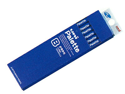uni Palette（パレット）　かきかた鉛筆2B　紙箱　青　三角軸