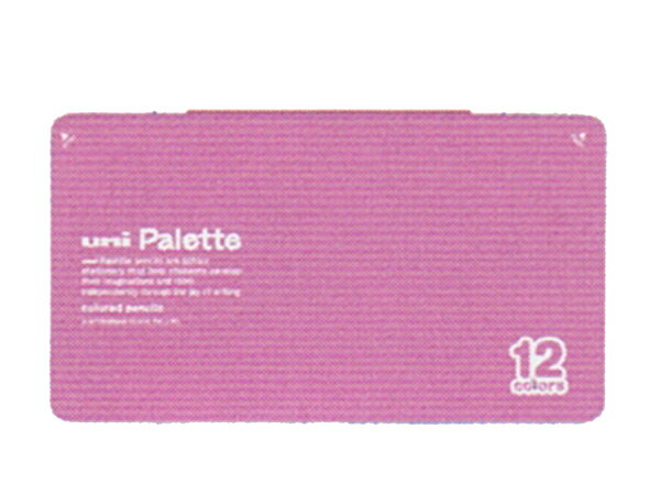 uni Palette（パレット）　色鉛筆12色　ピンク