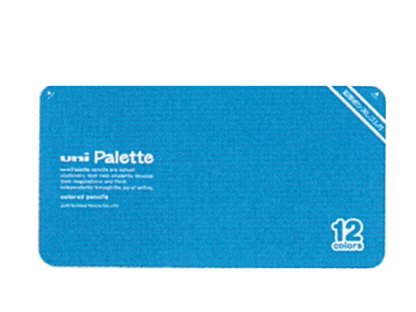 ◎◇uni Palette（パレット）　色鉛筆12色　水色（ポケシャ・鉛筆ホルダー付）　【…...:icb-annex:10021904