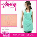 【ポイント5倍】ステューシー STUSSY ウーマンズ Simple Stussy タンクドレス(stussy tank dress タンクトップ ガールズ レディース ウィメンズ ladies レデイース レディス Ladys WOMENS 女性用 Stussy 1240173 スチューシー) ice filed icefield