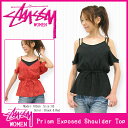 ƥ塼 STUSSY ޥ Prism Exposed Shoulder ȥå(stussy shoulder top ߥ 륺 ǥ  ladies ǥ ǥ Ladys WOMENS  021225) ice filed icefield