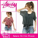 ƥ塼 STUSSY ޥ Sahara Chiffon ֥饦(stussy blouse ֥饦 륺 ǥ  ladies ǥ ǥ Ladys WOMENS  021223 塼) ice filed icefield