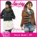 ステューシー STUSSY ウーマンズ Sherpa Maxwell ジャケット(stussy jkt JACKET アウター トップス ジャンパー・ブルゾン ガールズ レディース ウィメンズ ladies レデイース レディス Ladys WOMENS 女性用 Stussy 025246 スチューシー) ice filed icefield