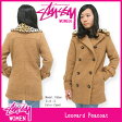 ステューシー STUSSY ウーマンズ Leopard ピーコート(stussy peacoat Pコート ガールズ レディース ウィメンズ ladies レデイース レディス Ladys WOMENS 女性用 215005 Stussy stussy ストゥーシー スチューシー) ice filed icefield