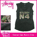 ステューシー STUSSY ウーマンズ Cheetah Camo Muscle カットソー(stussy crew ノースリーブ タンクトップ ガールズ レディース ウィメンズ ladies レデイース レディス Ladys WOMENS 女性用 214125 Stussy stussy ストゥーシー スチューシー) ice filed icefield
