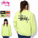 ステューシー STUSSY トレーナー レディース WOMEN Basic Logo(stussy crew sweat ス