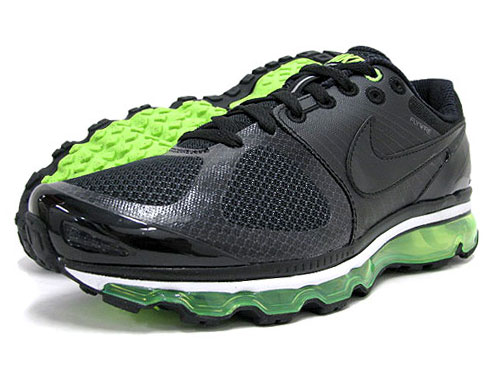 ナイキ NIKE スニーカー エア マックス プラス 2010 Black/Electric Green メンズ(男性用) (nike AIR MAX+ 2010 EX 386368-010)NIKE AIR MAX+ 2010 Black/Electric Green EX