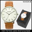 ニクソン nixon 腕時計 メンズ ザ ポーター レザー ホワイト サンレイ/サドル(nixon The Porter Leather White Sunray/Saddle 時計 メンズ 男性用 NA10582442)