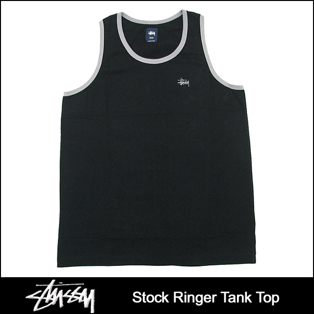 ステューシー STUSSY Stock Ringer タンクトップ(stussy tank top タンクトップ メンズ 男性用 0141352)【RCPmara1207】