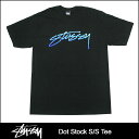 ステューシー STUSSY Dot Stock Tシャツ 半袖(stussy tee ティーシャツ T-SHIRTS トップス メンズ・男性用 1902757 スチューシー) ice filed icefield