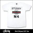 ステューシー STUSSY No4 Stripes Tシャツ 半袖(stussy tee ティーシャツ T-SHIRTS トップス メンズ 男性用 1902829)STUSSY No4 Stripes S/S Tee