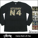 ステューシー STUSSY Camo No4 Tシャツ 長袖(stussy tee ティーシャツ T-SHIRTS トップス ロング ロンティー メンズ 男性用 1992811)STUSSY Camo No4 L/S Tee