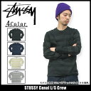 ステューシー STUSSY Canal カットソー 長袖(stussy crew クルー メンズ 男性用 0141039) ice filed icefieldSTUSSY Canal L/S Crew