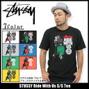 【ポイント5倍】ステューシー STUSSY Ride With Us Tシャツ 半袖(stussy tee ティーシャツ T-SHIRTS トップ メンズ・男性用 1903035 スチューシー) ice filed icefield