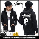 ステューシー STUSSY パーカー ジップアップ Stock Yin Yang(stussy full zip hooded sweat パーカー フード フーディ トップス Zip up Hoody Parker フルジップ メンズ・男性用 1973975 ストゥーシー スチューシー) ice filed icefield