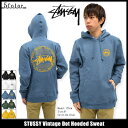 ステューシー STUSSY プルオーバー パーカー メンズ Vintage Dot(stussy hooded sweat フード フーディ トップス Pull Over Hoody Parker メンズ・男性用 1923979 ストゥーシー スチューシー) ice filed icefield