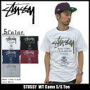 【ポイント5倍】ステューシー STUSSY WT Camo Tシャツ 半袖(stussy tee ティーシャツ T-SHIRTS トップス メンズ・男性用 1903389 Stussy stussy ストゥーシー スチューシー) ice filed icefield