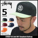 ステューシー STUSSY キャップ 帽子 SS Link SU17 Snapback Cap(スナップバック メンズ・男性用 131704 131695 ストゥーシー スチューシー) ice filed icefield