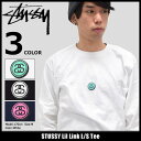 ステューシー STUSSY Tシャツ 長袖 メンズ Lil Link(stussy tee ティーシャツ T-SHIRTS カットソー トップス ロング ロンティー ロンt メンズ・男性用 1994042 ストゥーシー スチューシー) ice filed icefield