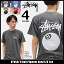 ƥ塼 STUSSY T Ⱦµ  8 Ball Pigment Dyed(stussy t tee ƥ T-SHIRTS åȥ ȥåץ  1904030 ȥ 塼) ice filed icefield