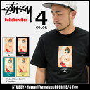 ƥ塼 STUSSY T Ⱦµ  Harumi Yamaguchi Girl (stussyHarumi Yamaguchi tee ƥ T-SHIRTS åȥ ȥåץ Ϥ W͡ 󥺡 1904096 ȥ 塼)